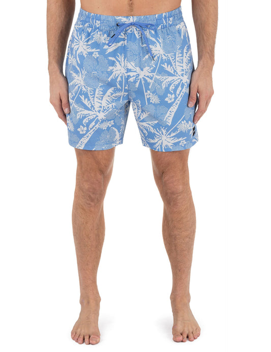 Cannonball Volley Boardshort 17" in AQUIFER