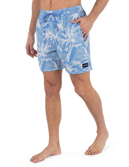 Cannonball Volley Boardshort 17" in AQUIFER