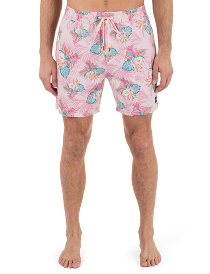 Cannonball Volley Boardshort 17" in CANDY PINK