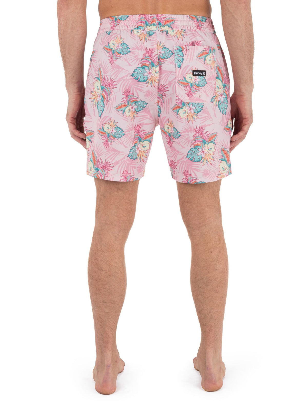Cannonball Volley Boardshort 17" in CANDY PINK