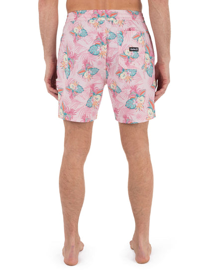 Cannonball Volley Boardshort 17" in CANDY PINK