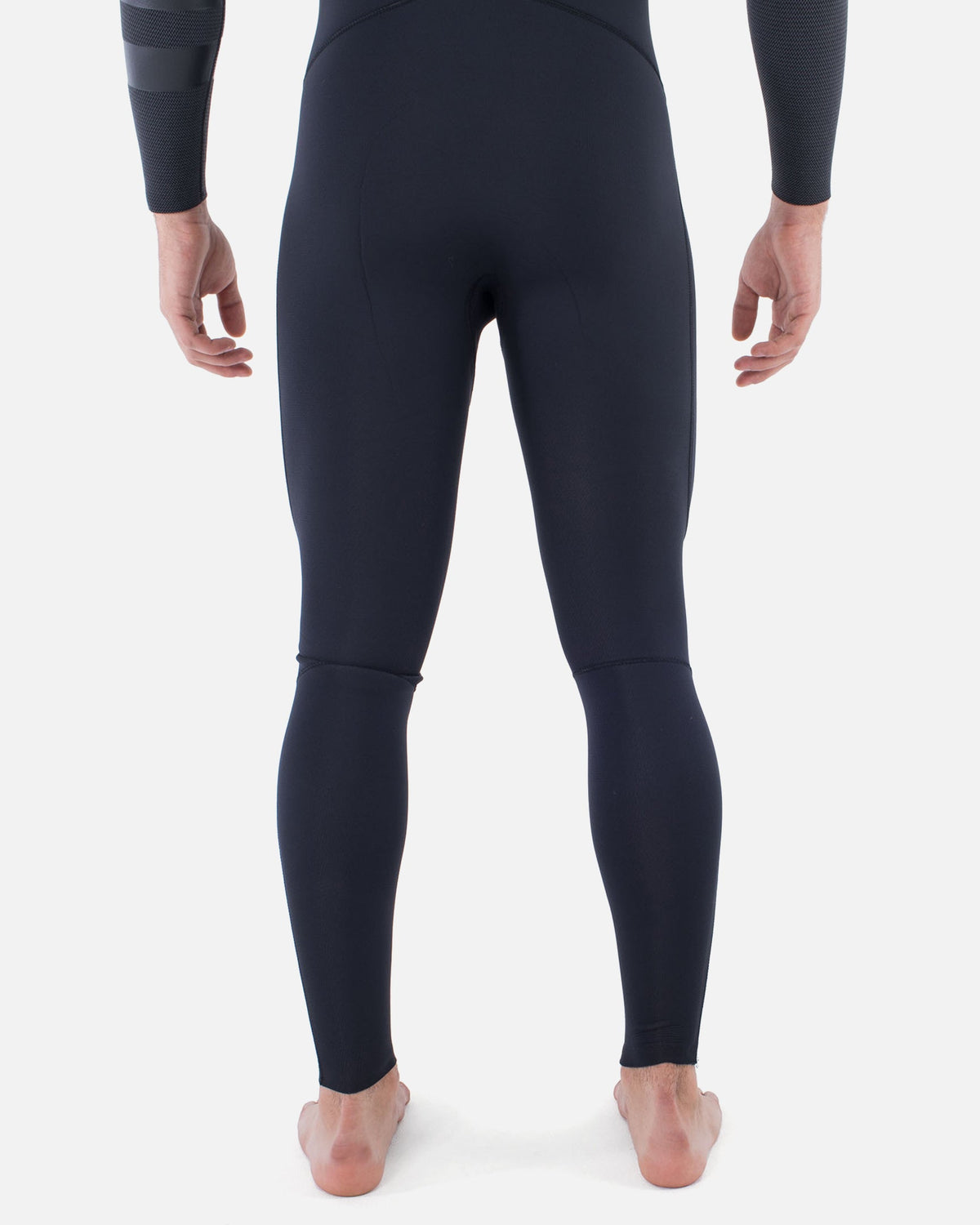 Mens Plus Sleeve Texture 4/3mm Fullsuit in Black