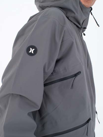 Cream Snow Jacket in Dark Stone Grey