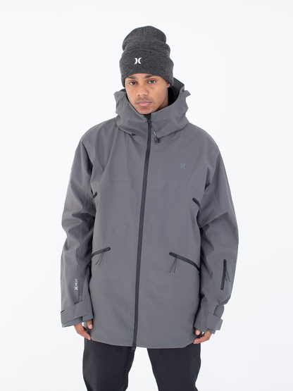 Cream Snow Jacket in Dark Stone Grey