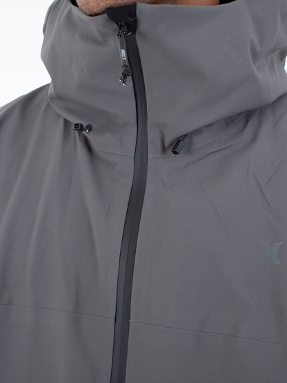 Cream Snow Jacket in Dark Stone Grey
