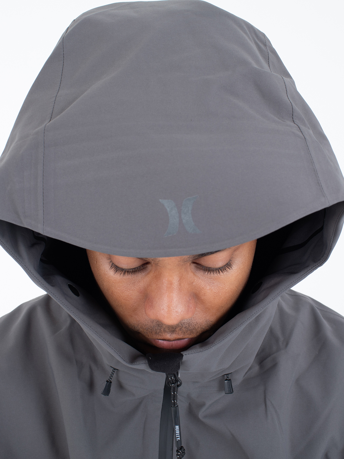 Cream Snow Jacket in Dark Stone Grey
