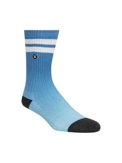 Printed Crew Sock in Sea View
