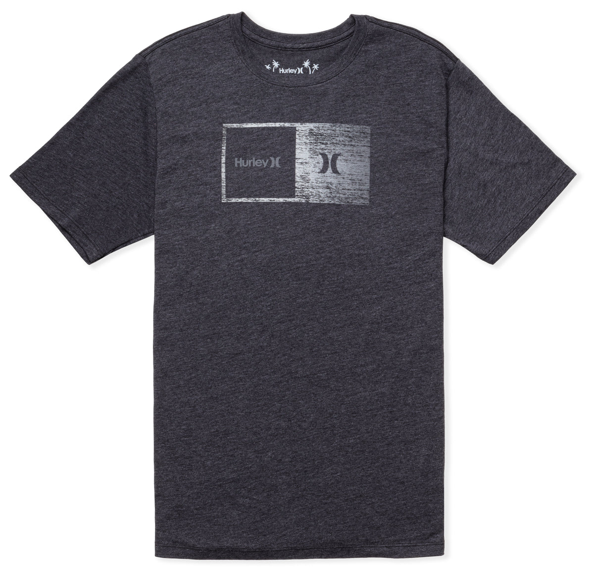 Everyday Halfer Gradient Short Sleeve in BLACK HEATHER