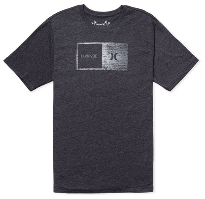 Everyday Halfer Gradient Short Sleeve in BLACK HEATHER