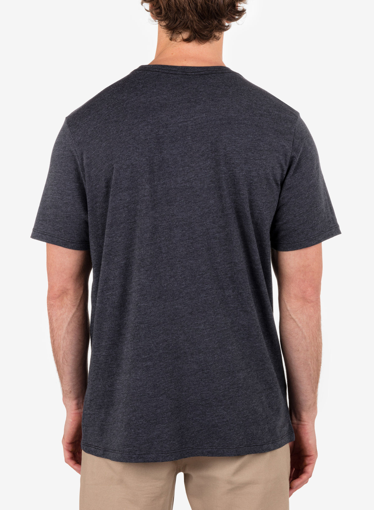 Everyday Halfer Gradient Short Sleeve in BLACK HEATHER