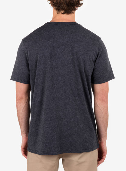 Everyday Halfer Gradient Short Sleeve in BLACK HEATHER