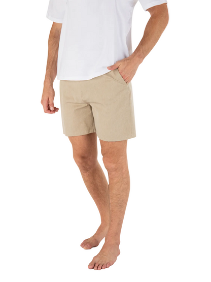 Phantom Heather Walkshort 18" in Khaki