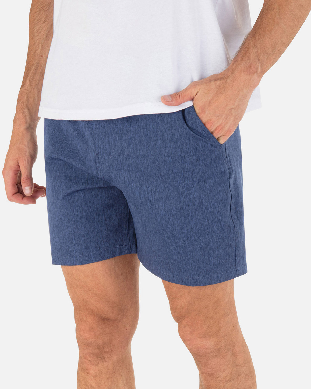 Phantom Heather Walkshort 18" in Obsidian