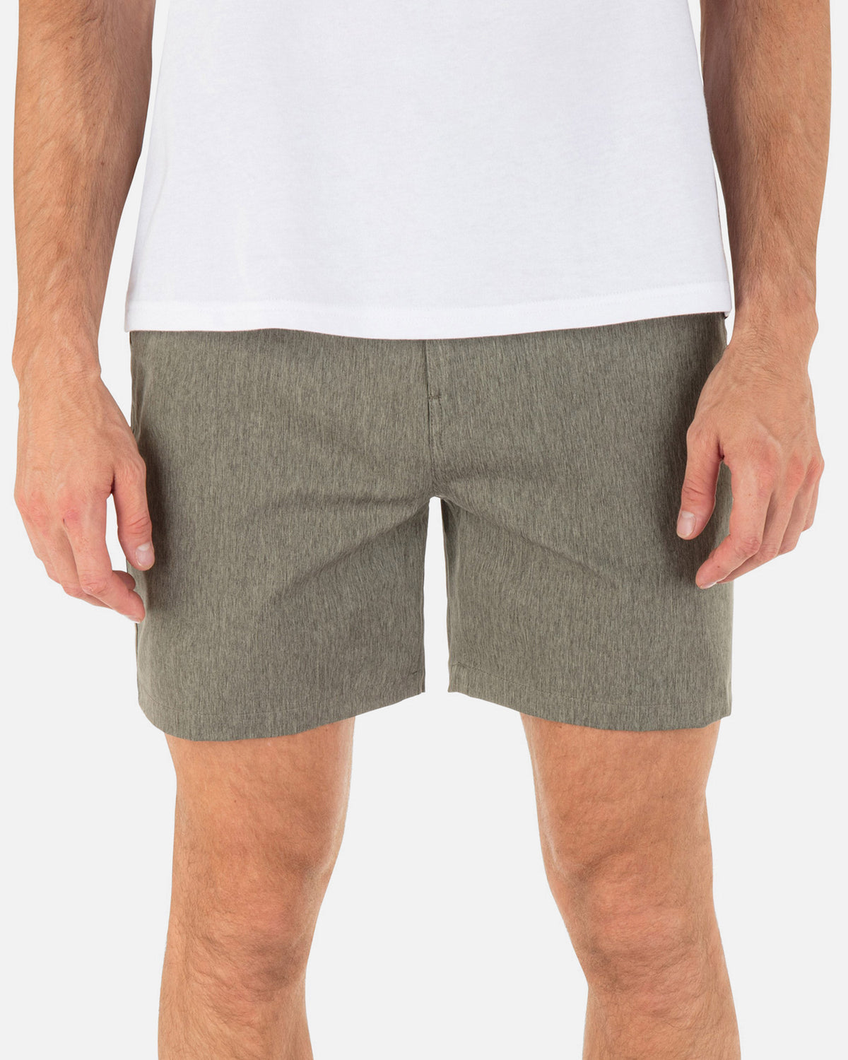 Phantom Heather Walkshort 18" in Olive