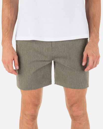 Phantom Heather Walkshort 18" in Olive