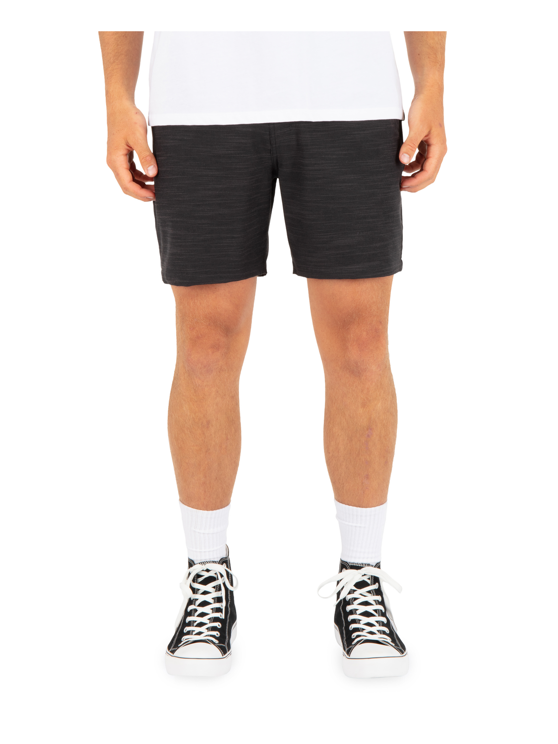 Phantom Slub 3/4 Waistband 18" in BLACK