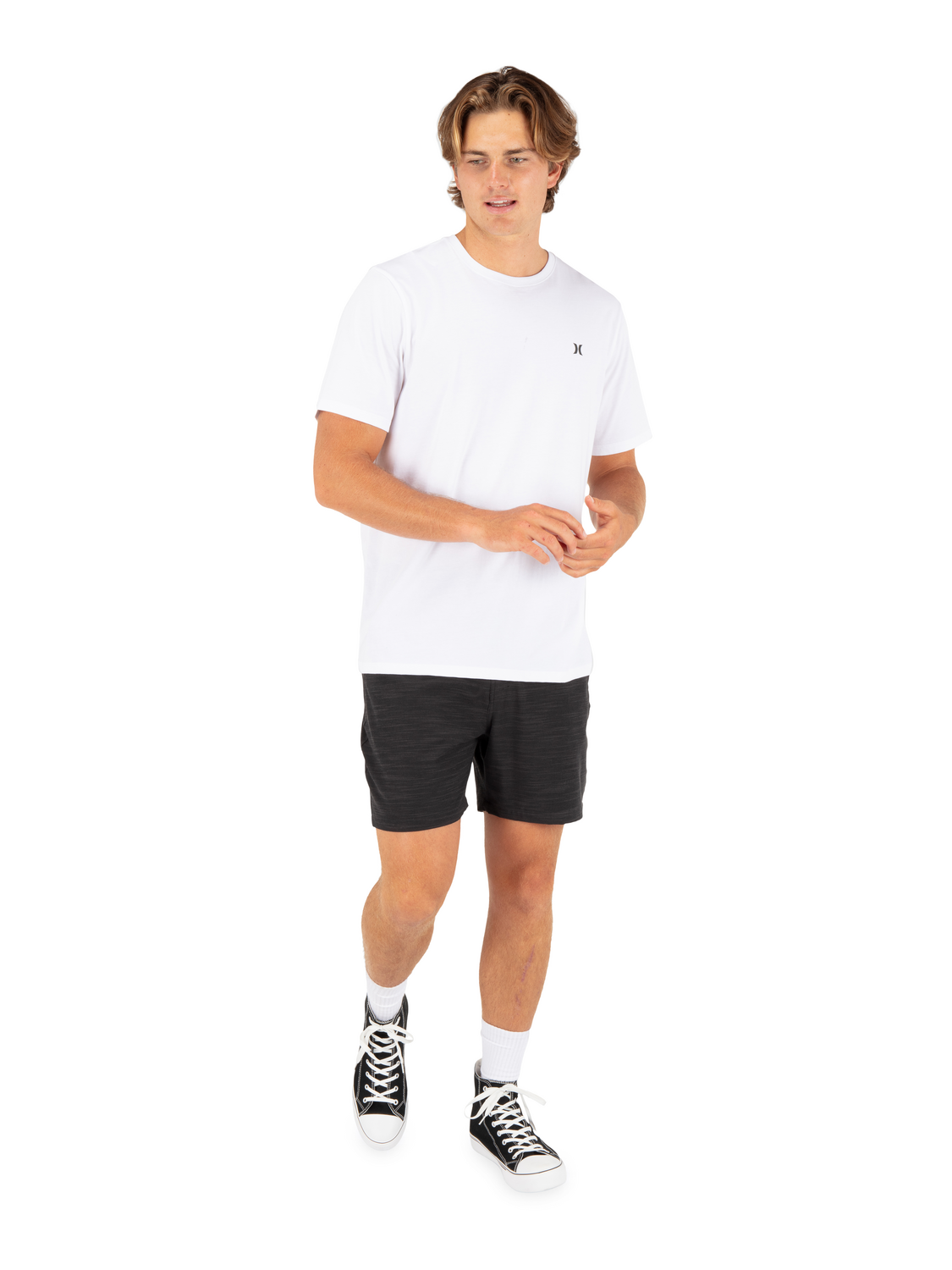 Phantom Slub 3/4 Waistband 18" in BLACK