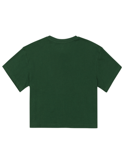 Wild And Free Boxy Crop Tee in EDEN
