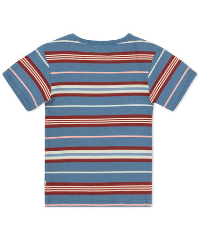 Just A Girl Baby Tee in Oceanview