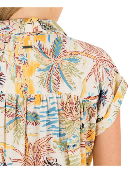 Safari Scenic Short Sleeve in Off White
