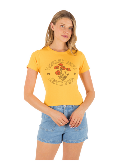 Poppy Baby Tee in Marigold