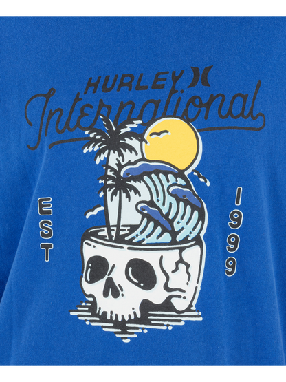 Skulltide Boyfriend Tee in Hydro