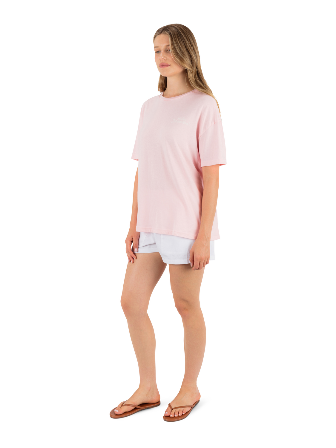 Escapade Boyfriend Tee in Sunrise Pink