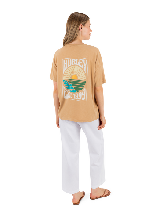 Island Scape Classic Tee in Tan