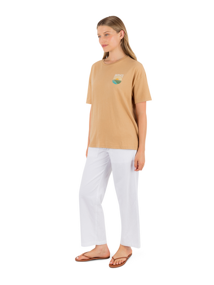 Island Scape Classic Tee in Tan