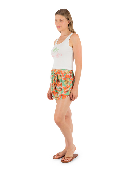 Greetings Scoop Crop Tank in Tofu