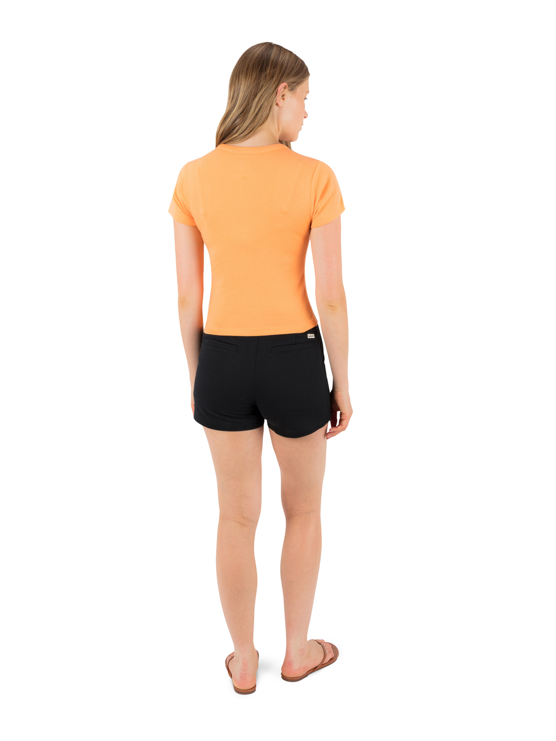 Array Baby Tee in Cantaloupe