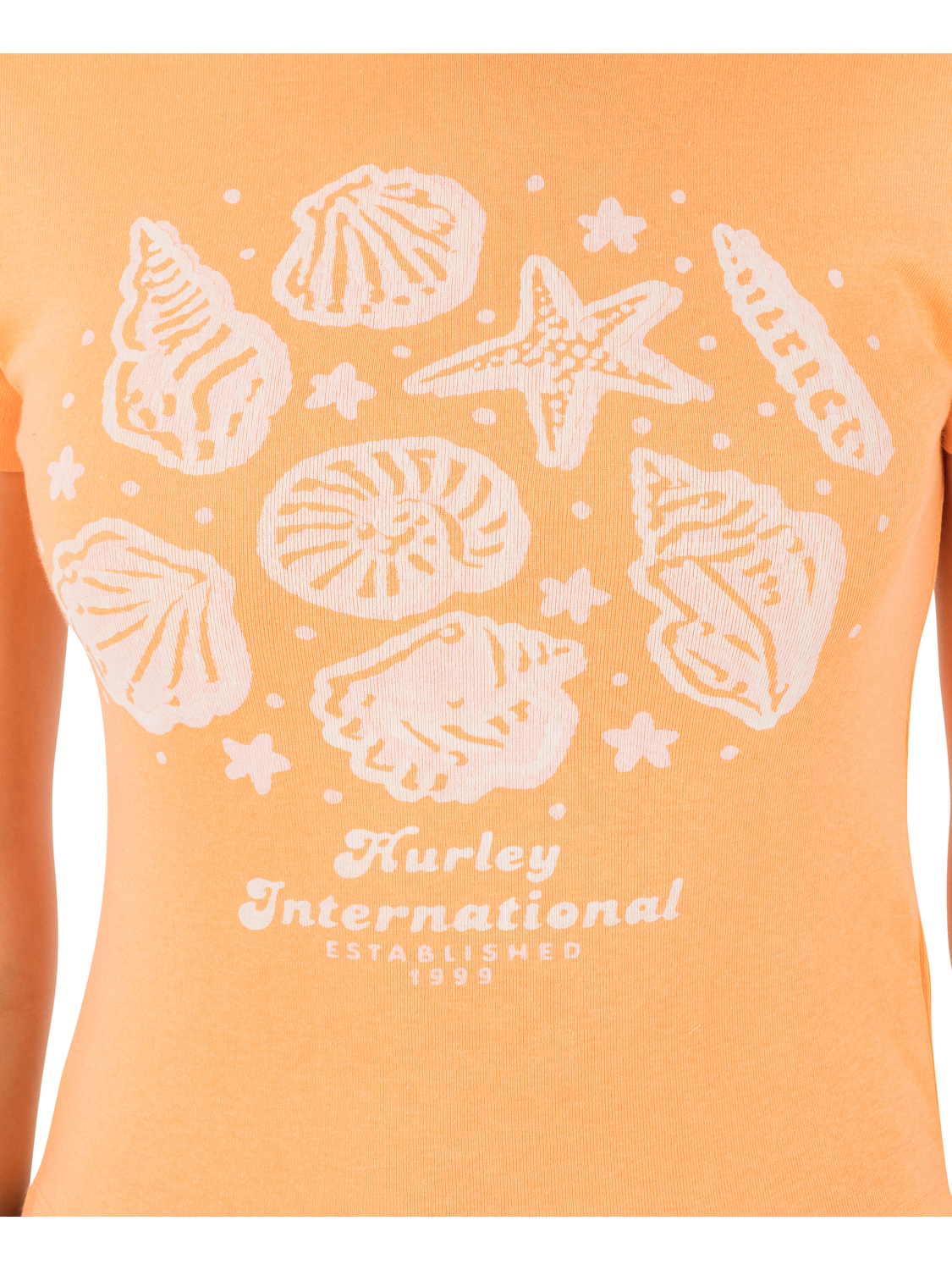 Array Baby Tee in Cantaloupe