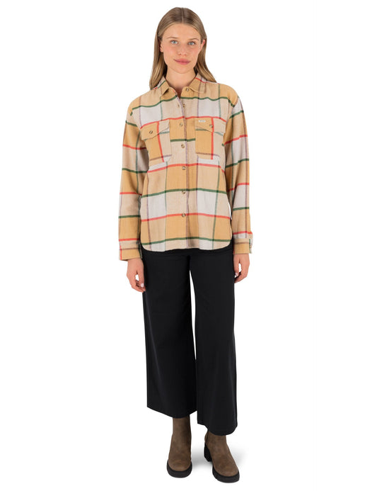 Wander Boyfriend Flannel in Lilac Marble