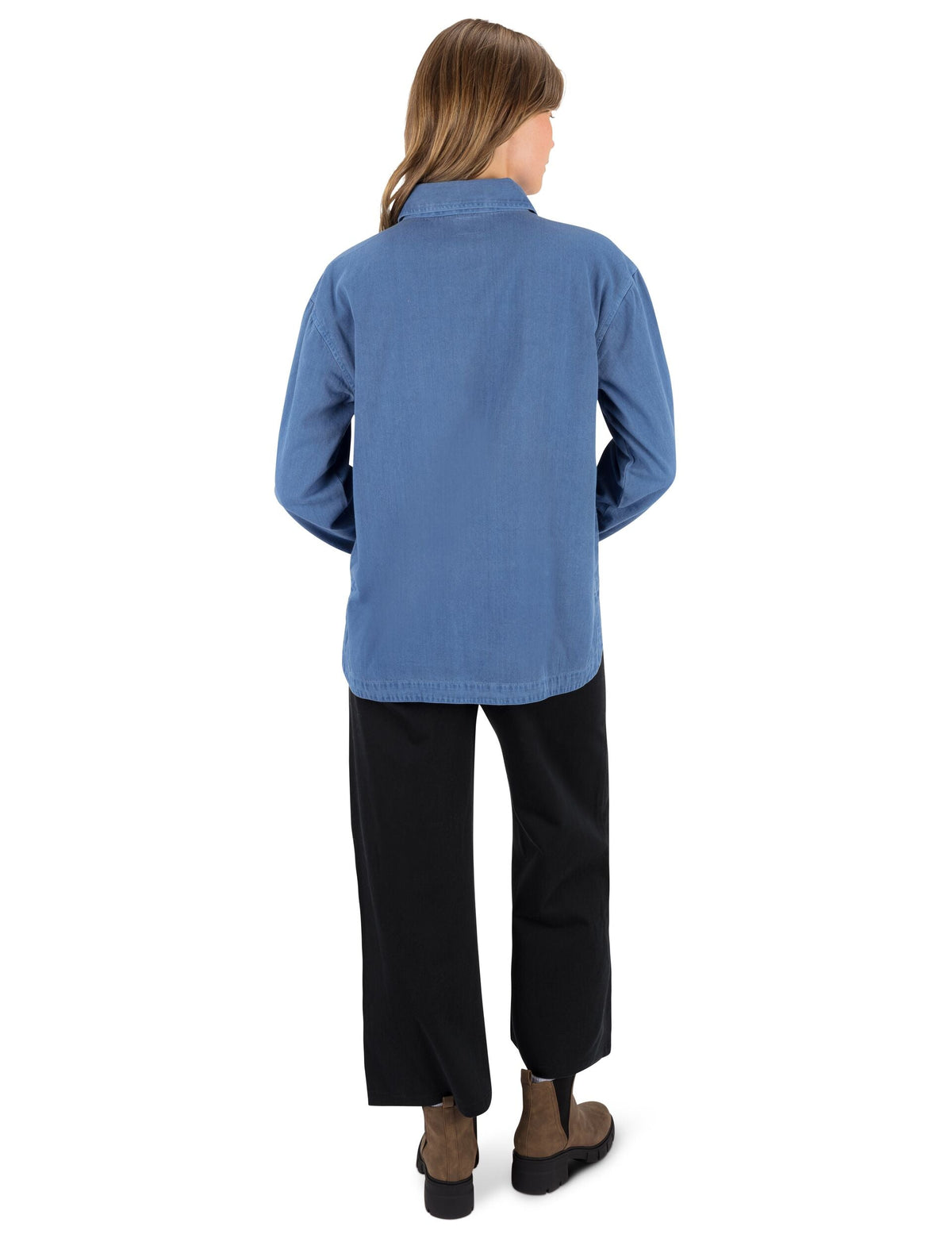 Wavy Days Overshirt in Dutch Blue