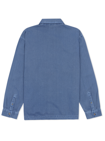Wavy Days Overshirt in Dutch Blue
