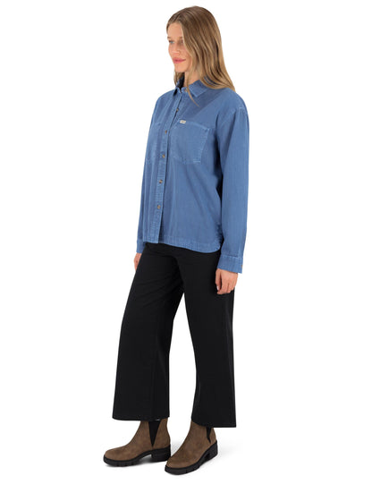 Wavy Days Overshirt in Dutch Blue