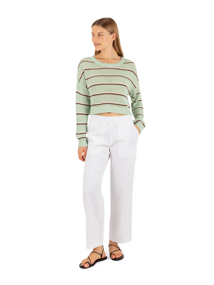 Delta Long Sleeve in Seafoam