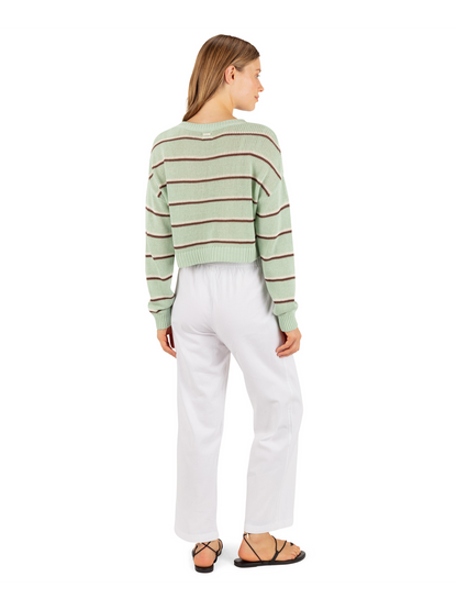 Delta Long Sleeve in Seafoam