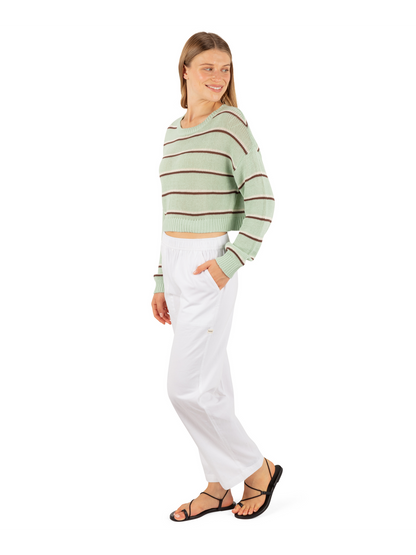 Delta Long Sleeve in Seafoam