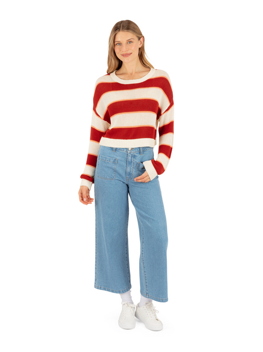 Delta Long Sleeve in Red Clay