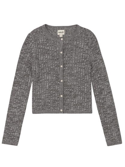 Day Trip Cardigan in CHARCOAL HEATHER