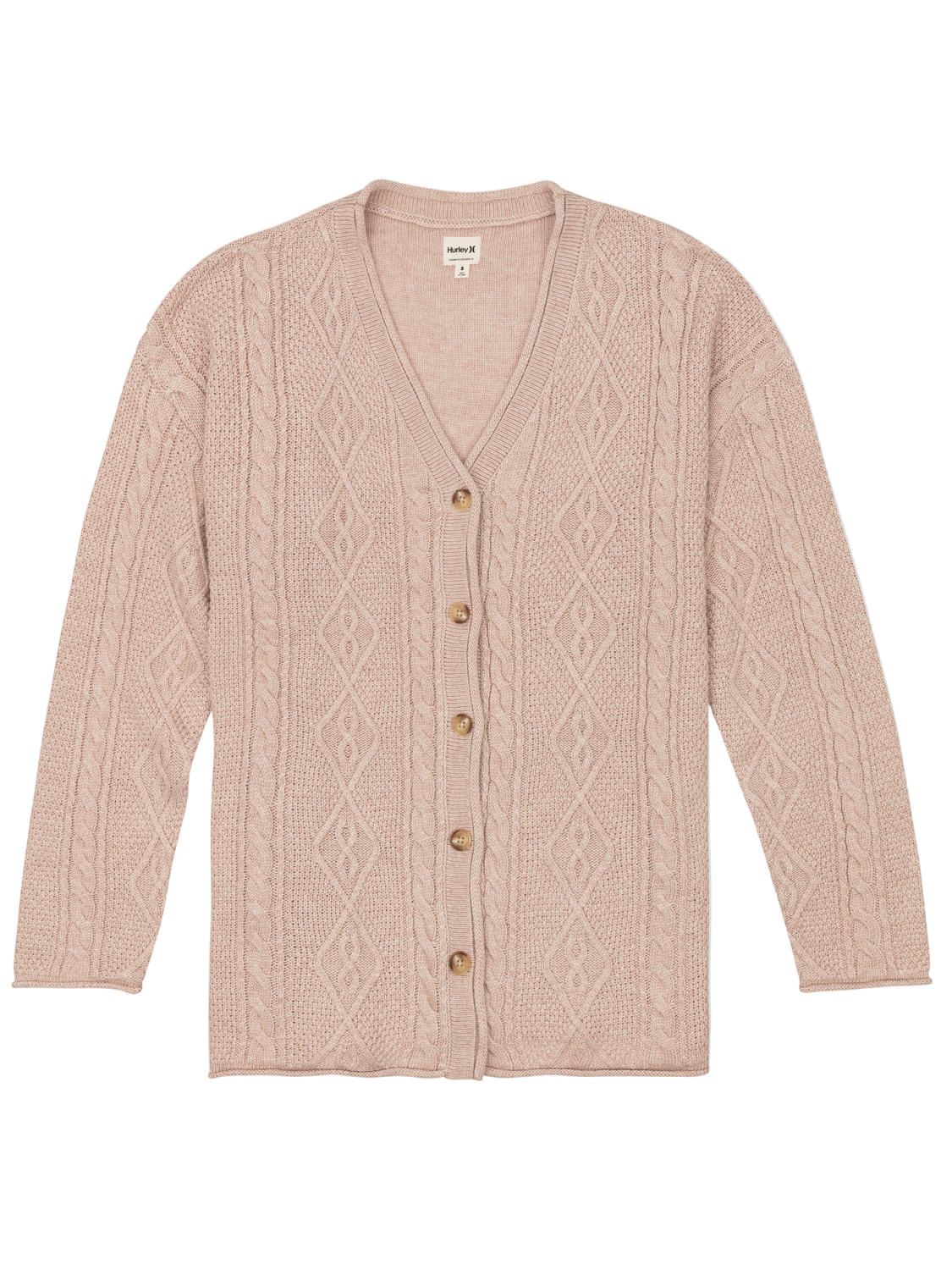 New Roads Cardigan in HEATHER OATMEAL