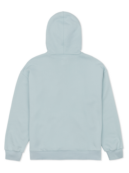 Bliss Crop Zip Hoodie in STARLIGHT BLUE