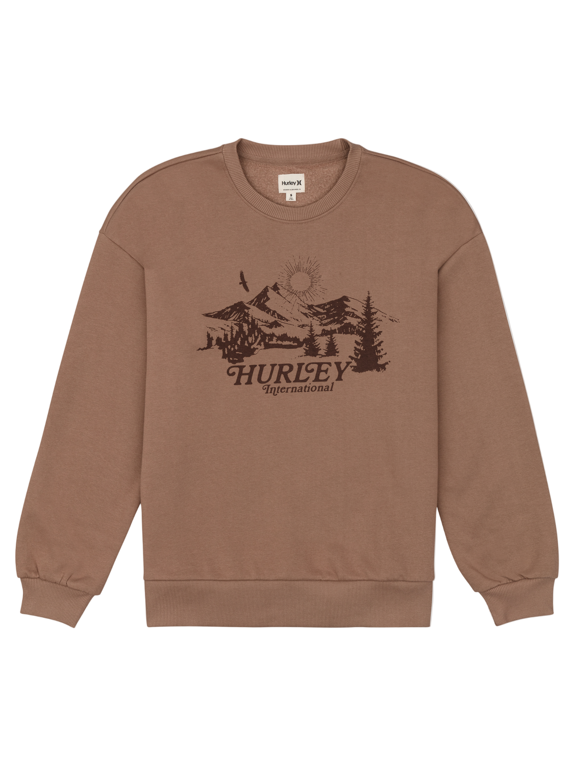 Escapism Oversize Crew in COCOA CREAM