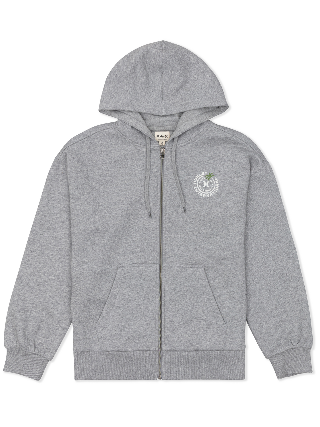 Solamar Zip Hoodie in GREY HEATHER