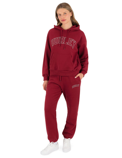 Varsity Hoodie in Sun-Dried Tomato