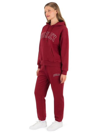 Varsity Hoodie in Sun-Dried Tomato