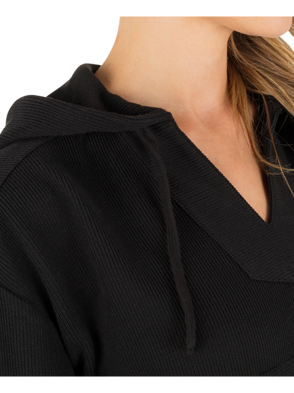 Positano Hoodie in Black
