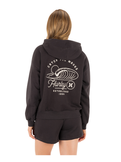 Surfbound Hoodie in Off Black