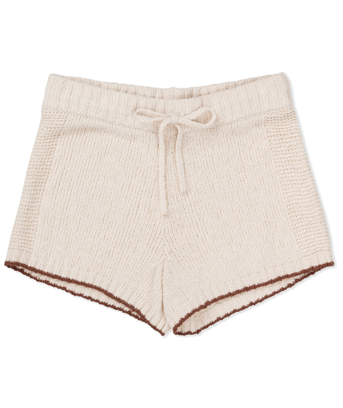 Linear Sweater Short in Cream